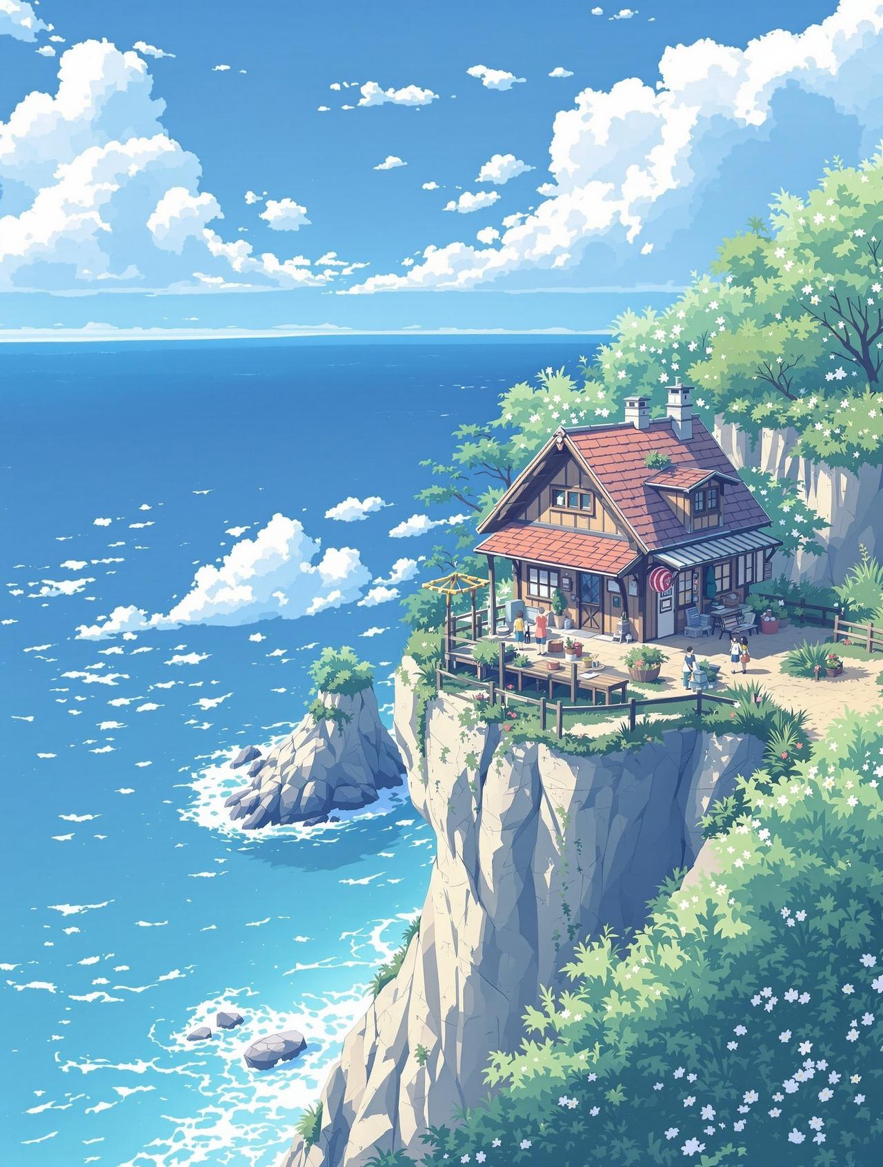 红果短剧 海边的杂货店 - 海风治愈诗集,自然风光治愈短剧推荐