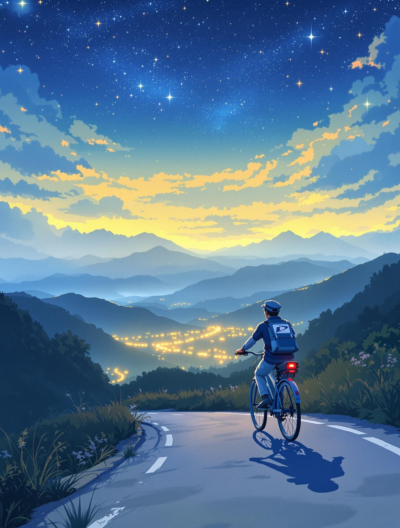 红果短剧 星空下的邮递员 - 山野童话之旅,自然风光治愈短剧推荐