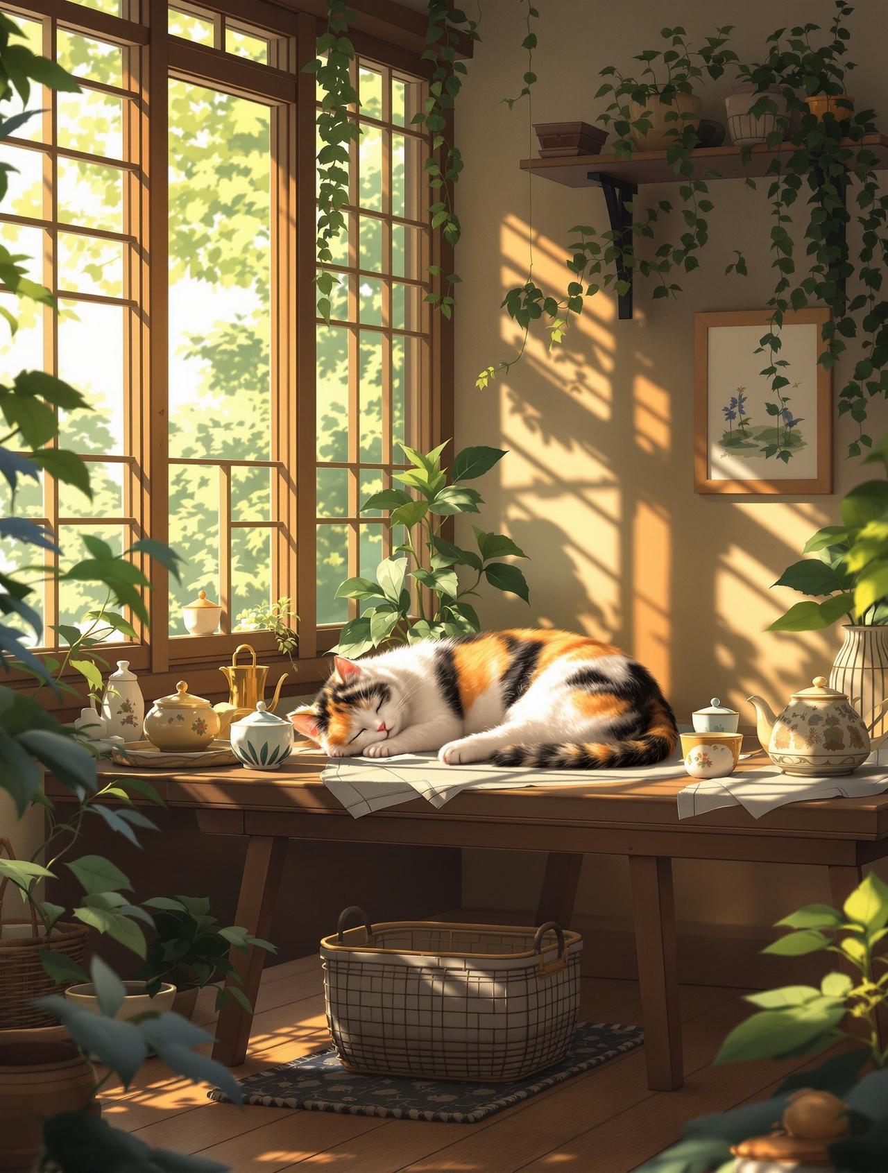 红果短剧 猫与茶屋 - 慢生活物语，温情日常治愈短剧